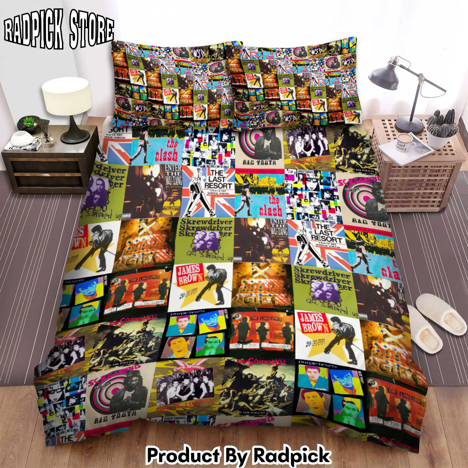 Radpick the clash album collection bed sheets spread comforter duvet cover bedding sets rp3271316